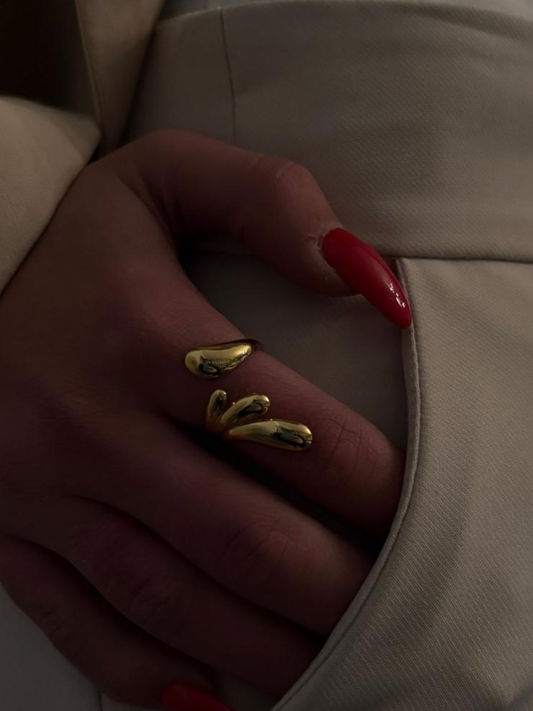 Anello Gocce Multiple | Nude Jewerly