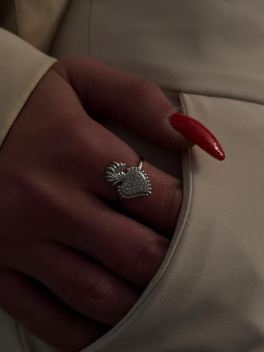 Anello Cuore Sacro | Nude Jewerly