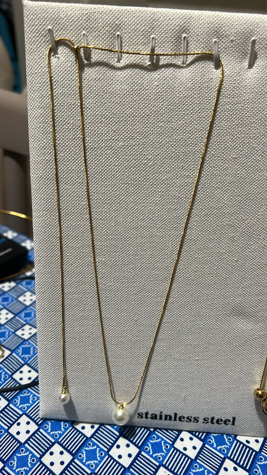 Collana Perla Sospesa | Nude Jewelry