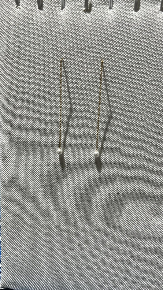 Orecchino Filo di Perla | Nude Jewelry